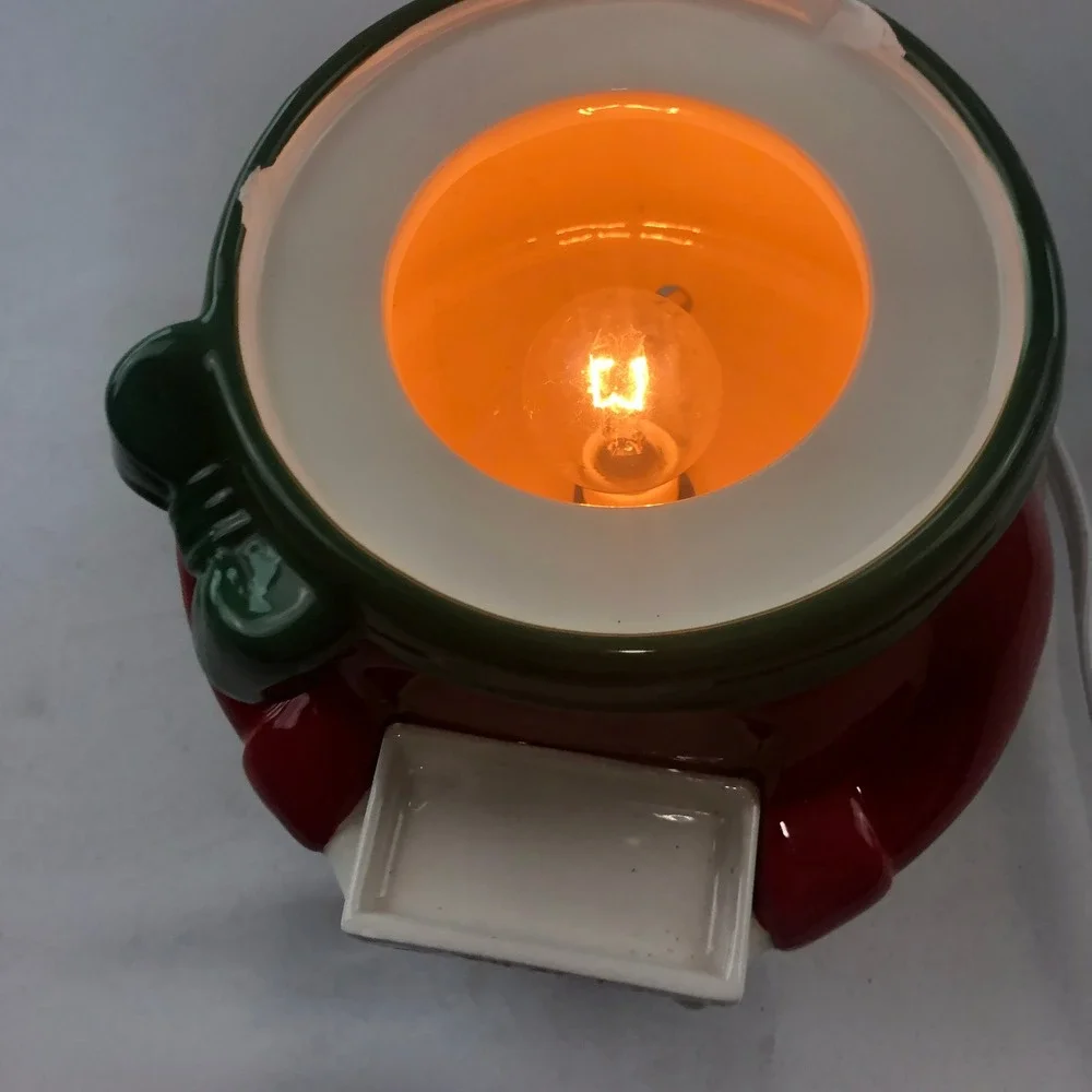 Scentsy Retired Snowman Countdown Electric Wax Warmer Christmas Holiday Decor